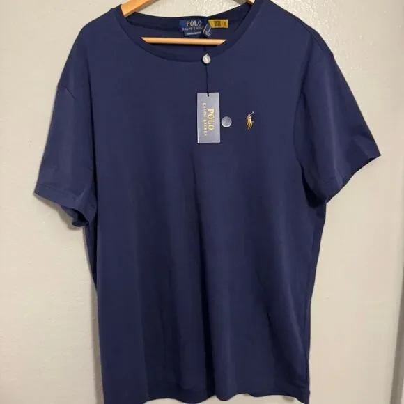 Polo-ralph-lauren Men's Navy and Blue T-shirt - Picture 2 of 4